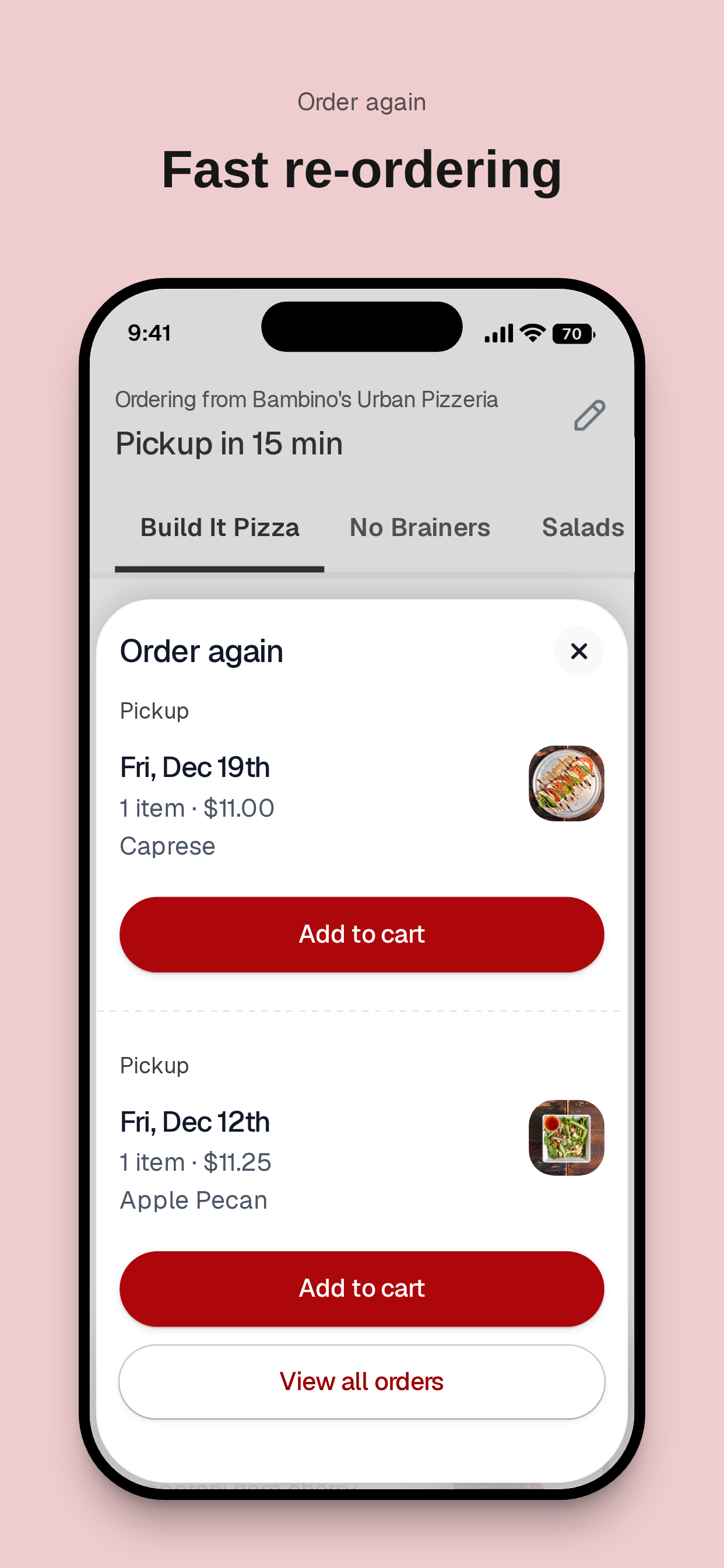Bambino's Urban Pizzeria To Go