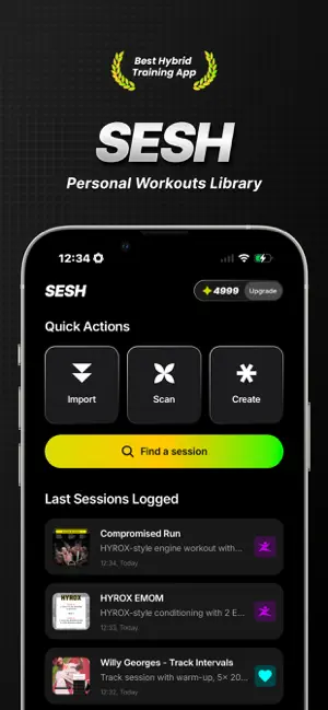 SESH: Workouts Library screenshot 1