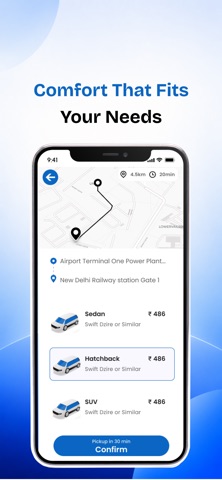 Aevo Cabs iPhone screenshot