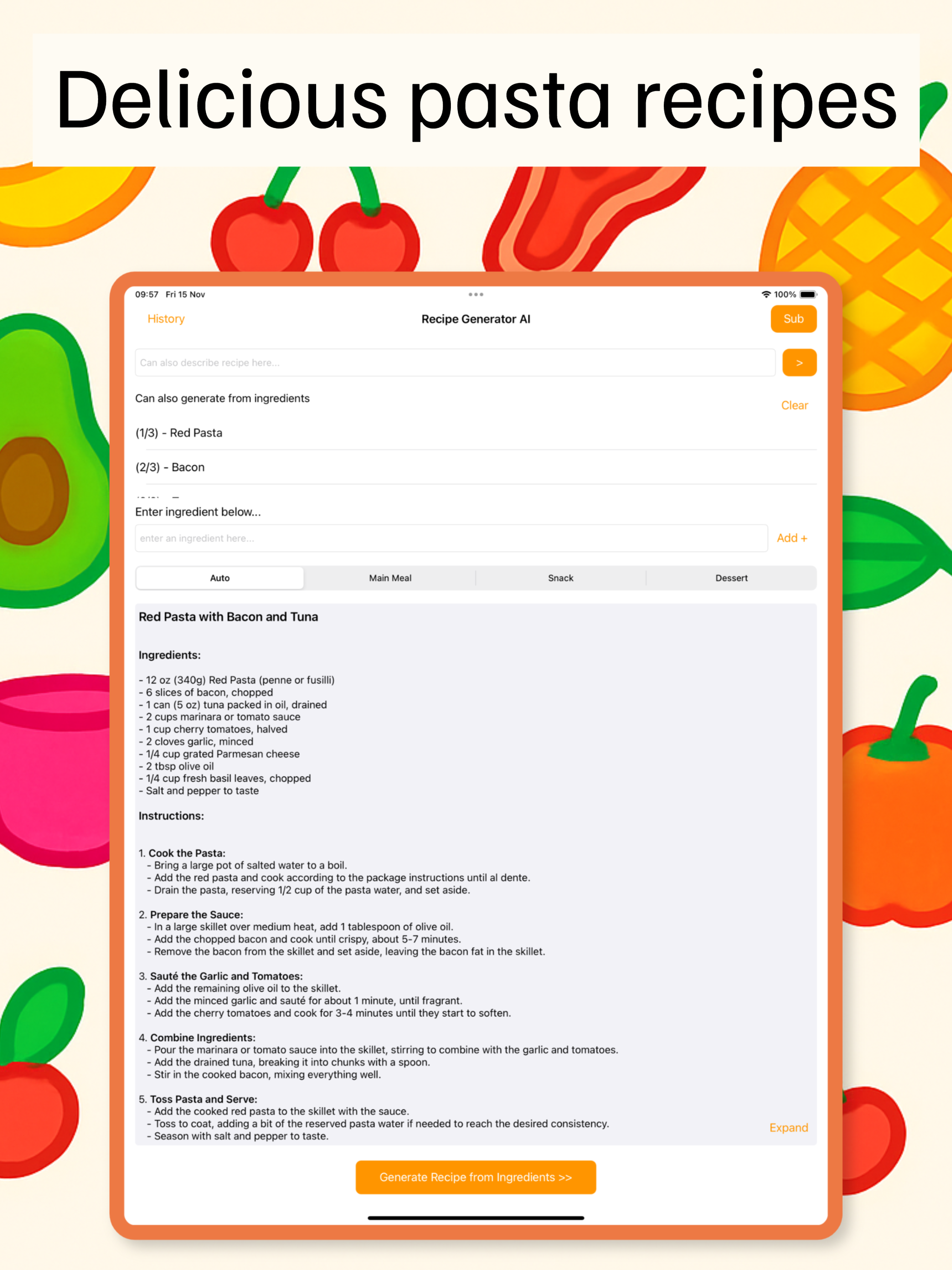 Recipe Maker AI