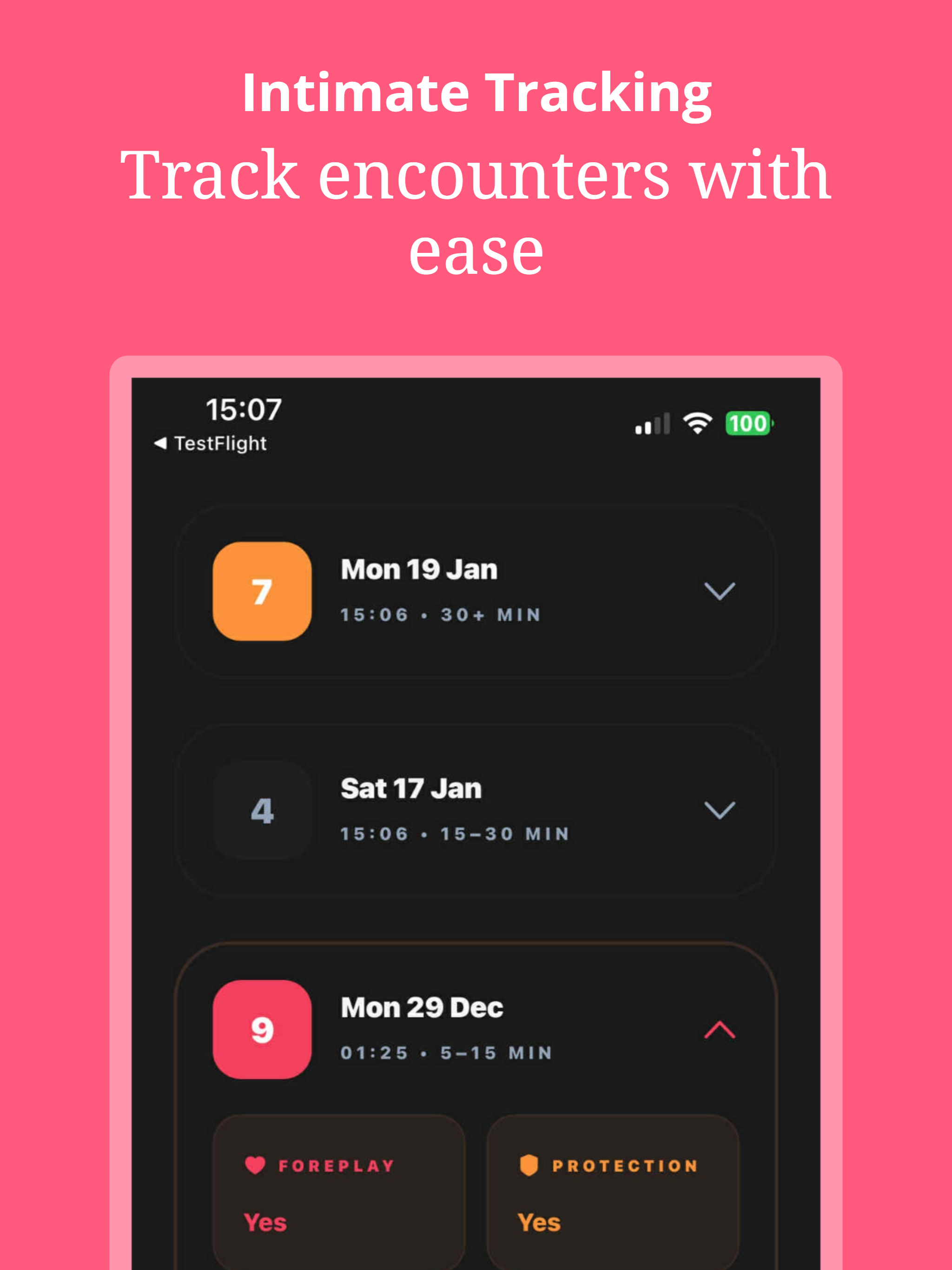 Ember - Sex tracking app screenshot 7