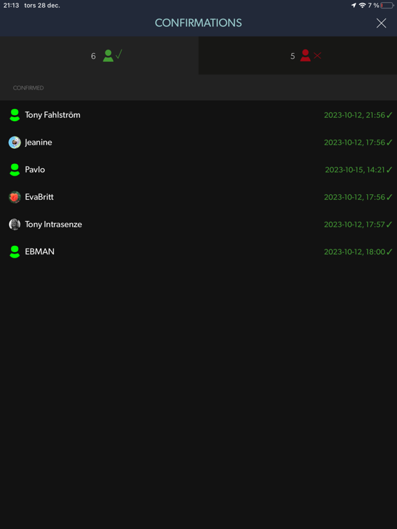 UAN-Safe iPad screenshot