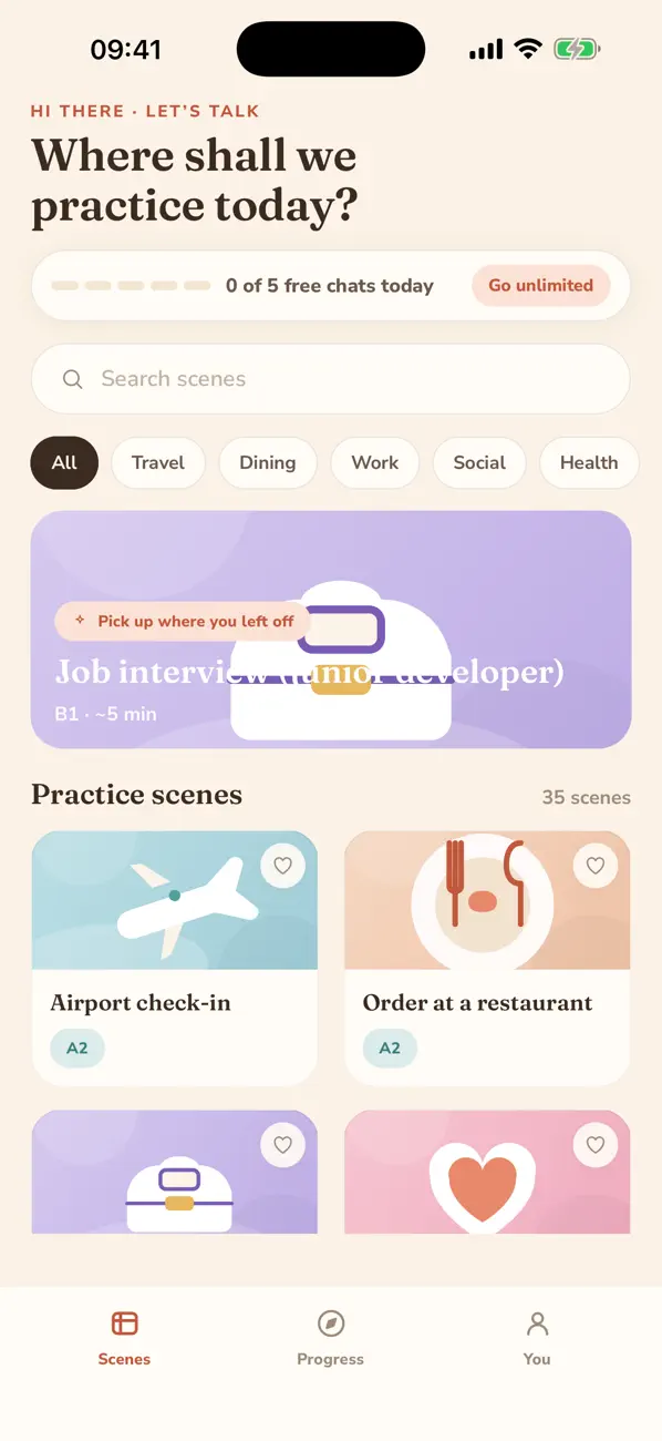 Screenshot #2 pour SpeakLab: AI Speaking Coach