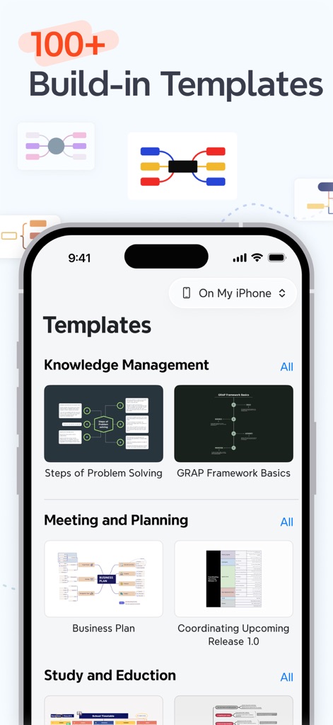 Xmind - Mind Map & Brainstorm - Modèles Prêts