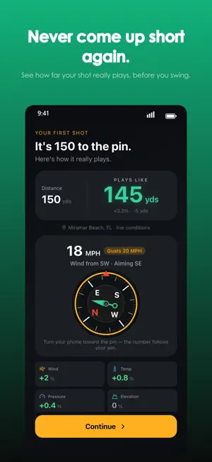 PlaysLike: Golf Caddie App screenshot 1