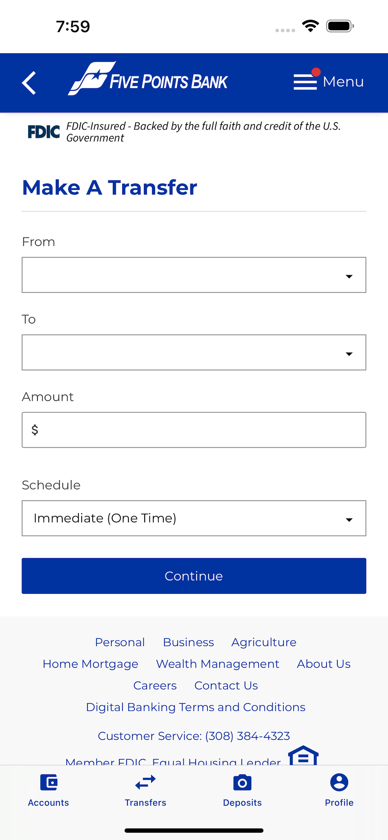 Five Points Bank Mobile screenshot 4