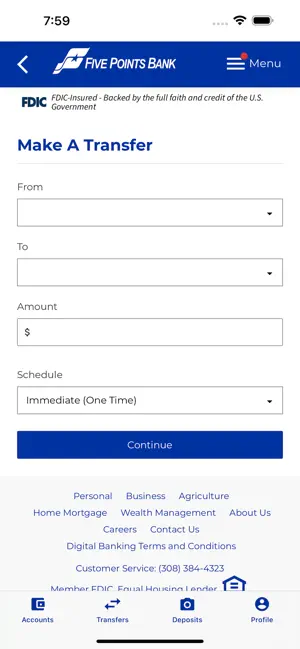 Five Points Bank Mobile screenshot 4