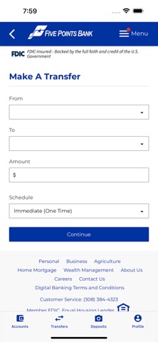 Five Points Bank Mobile Screenshot 4 of 5