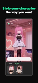 Larc–AI chat with 3D friends screenshot