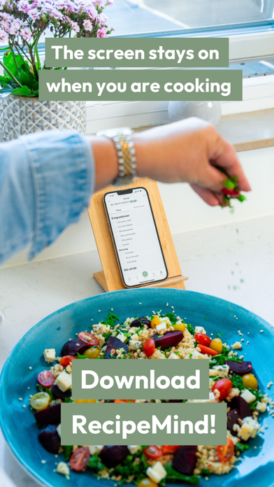 RecipeMind, Recipe & Meal plan screenshot