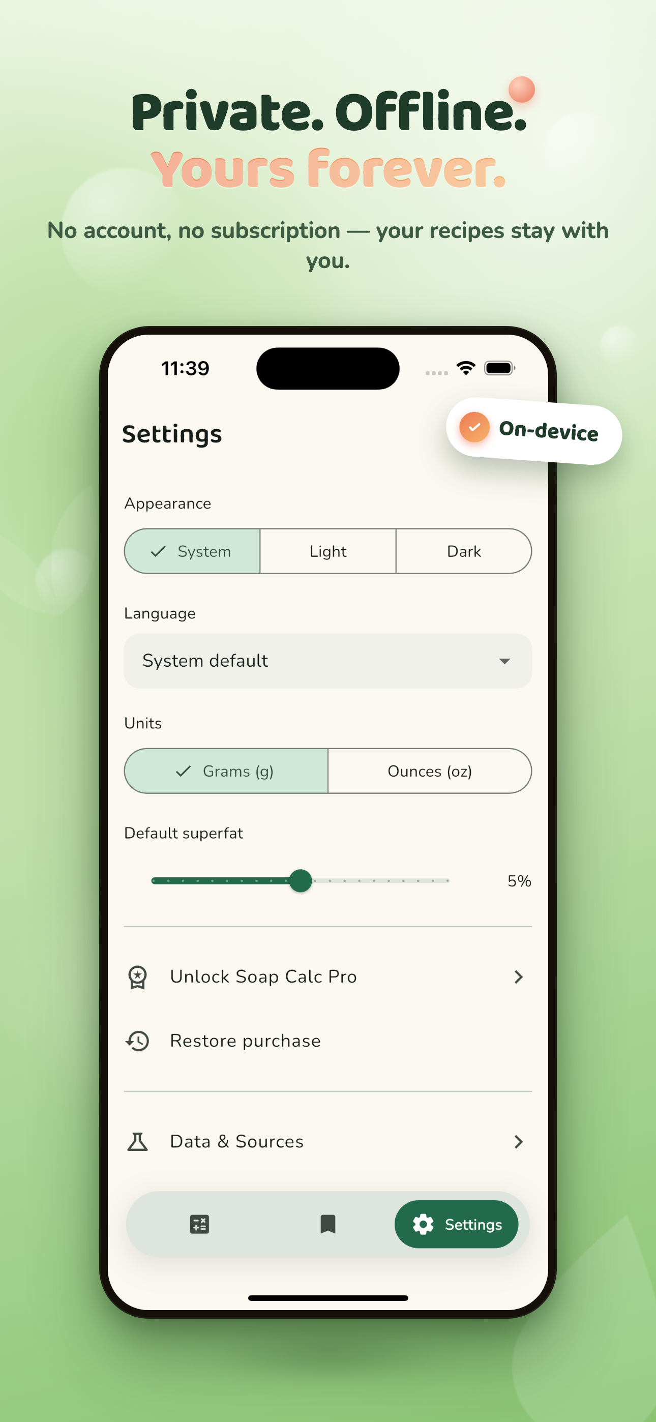 Soap Recipe & Lye Calculator screenshot 4