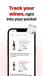 wine tracker: tasting notes iphone screenshot 2