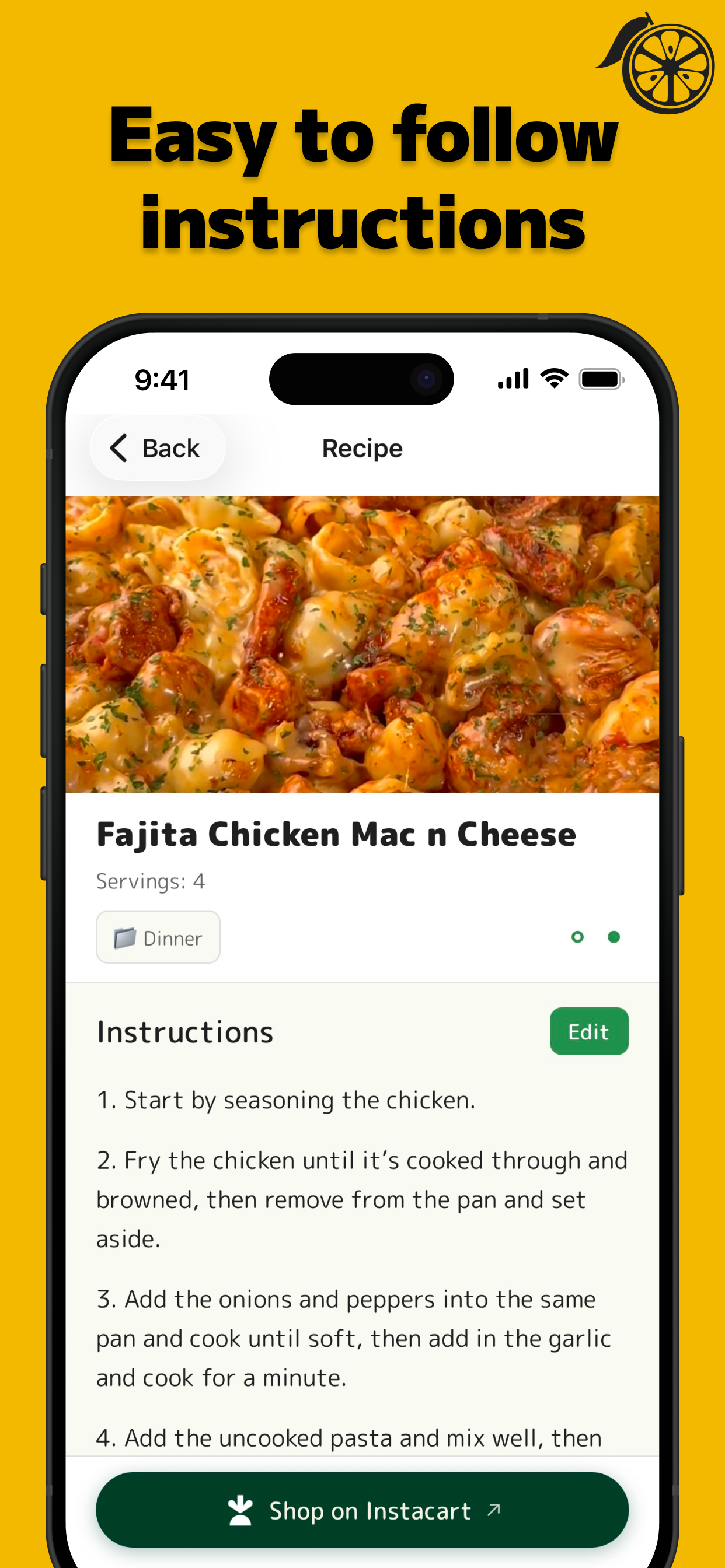 Yuzu: Recipes to Groceries