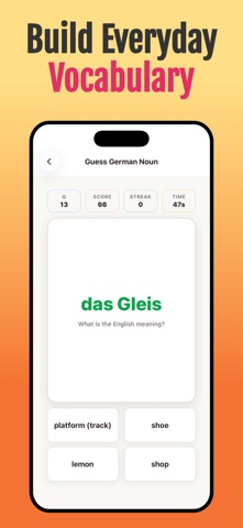 German Games, Quiz, Flashcards Screenshot 3 of 6