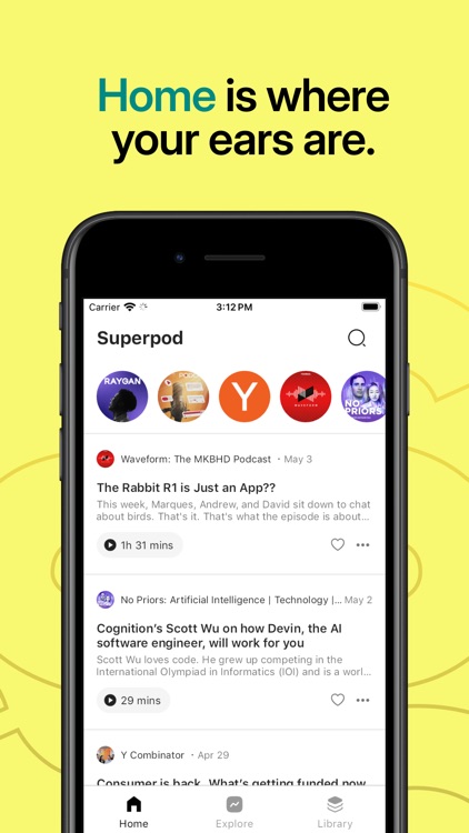 Superpod – The Podcasts App