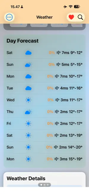Sinple Weather screenshot 2