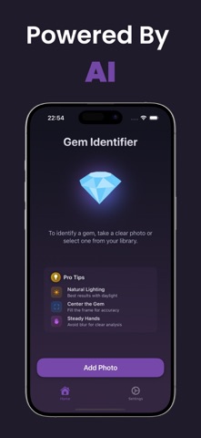 Gem Identifier AI iPhone screenshot