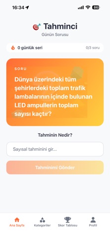 Tahminci screenshot