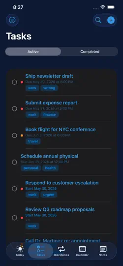 Captura de pantalla de Arc Planner en iPhone 1