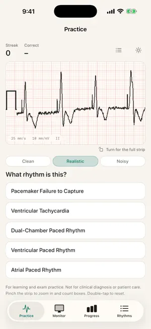 ECG Rhythms: Practice Strips screenshot 4