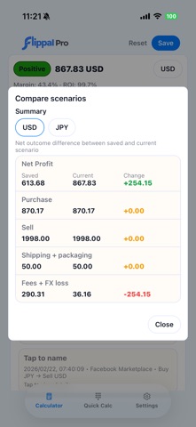 FlipPal – Reseller Calculator screenshot