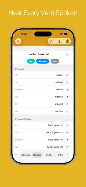 German Verb Conjugator screenshot 1