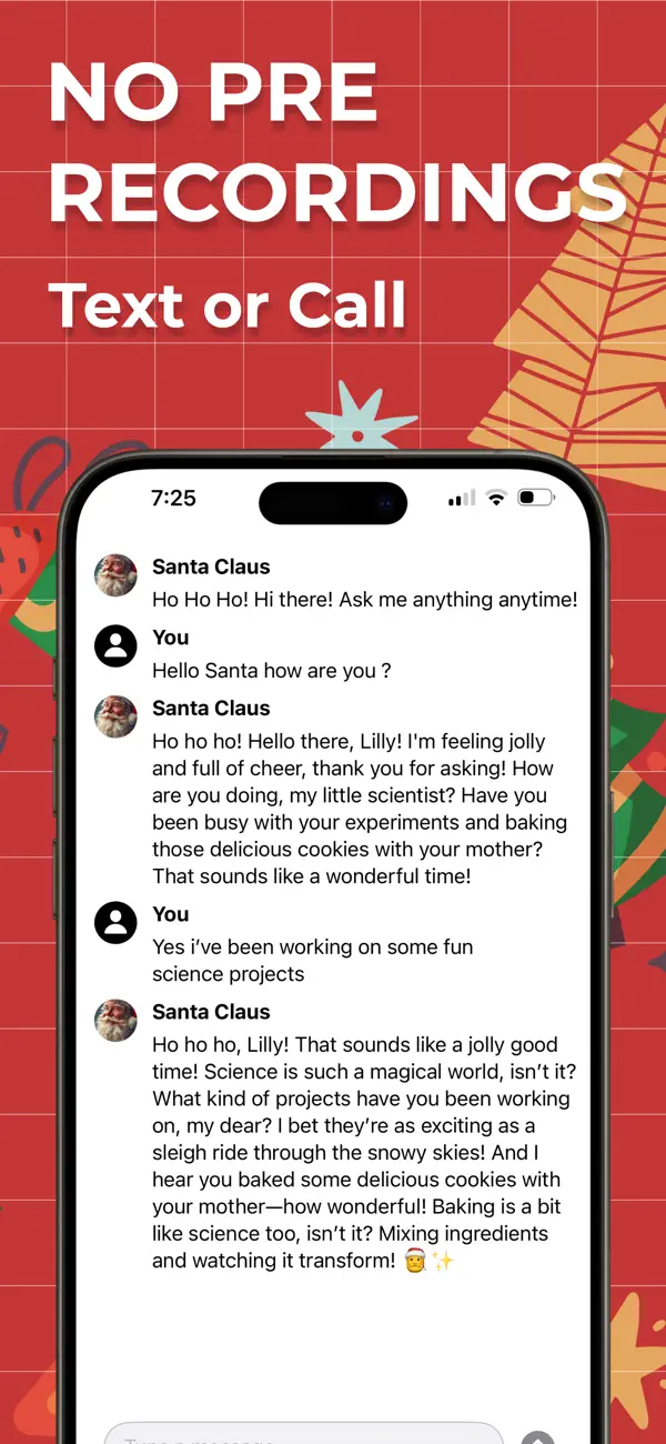 Screenshot #2 pour Call a Claus - AI Santa