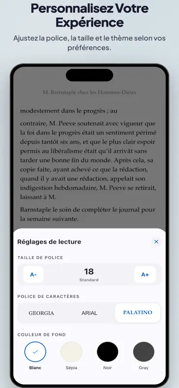 EBook Libre: Liseuse & Audio screenshot 5 of 7