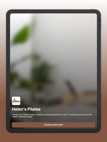 Helen's Pilates iPad screenshot