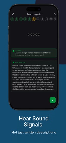 COLREG 72: safety at sea iPhone screenshot