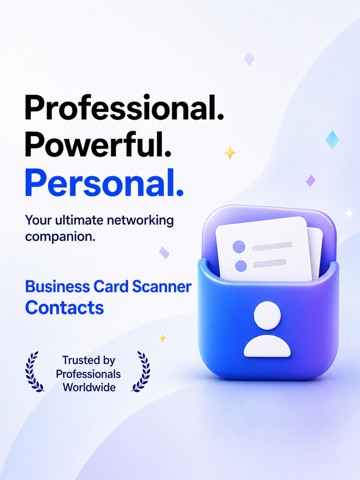 Business Card Scanner Contacts iPad screenshot