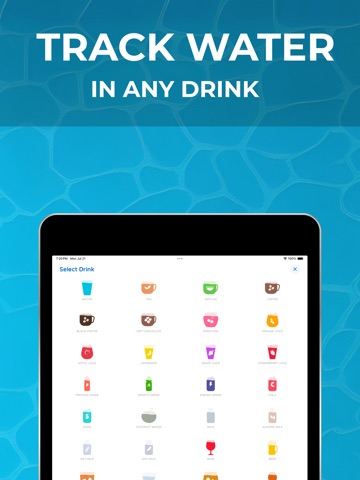 Water Tracker: AquaBee iPad screenshot