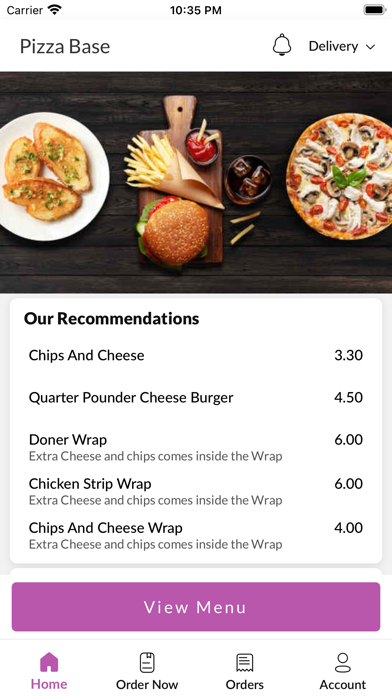 Pizza Base Camberley Court Screenshot