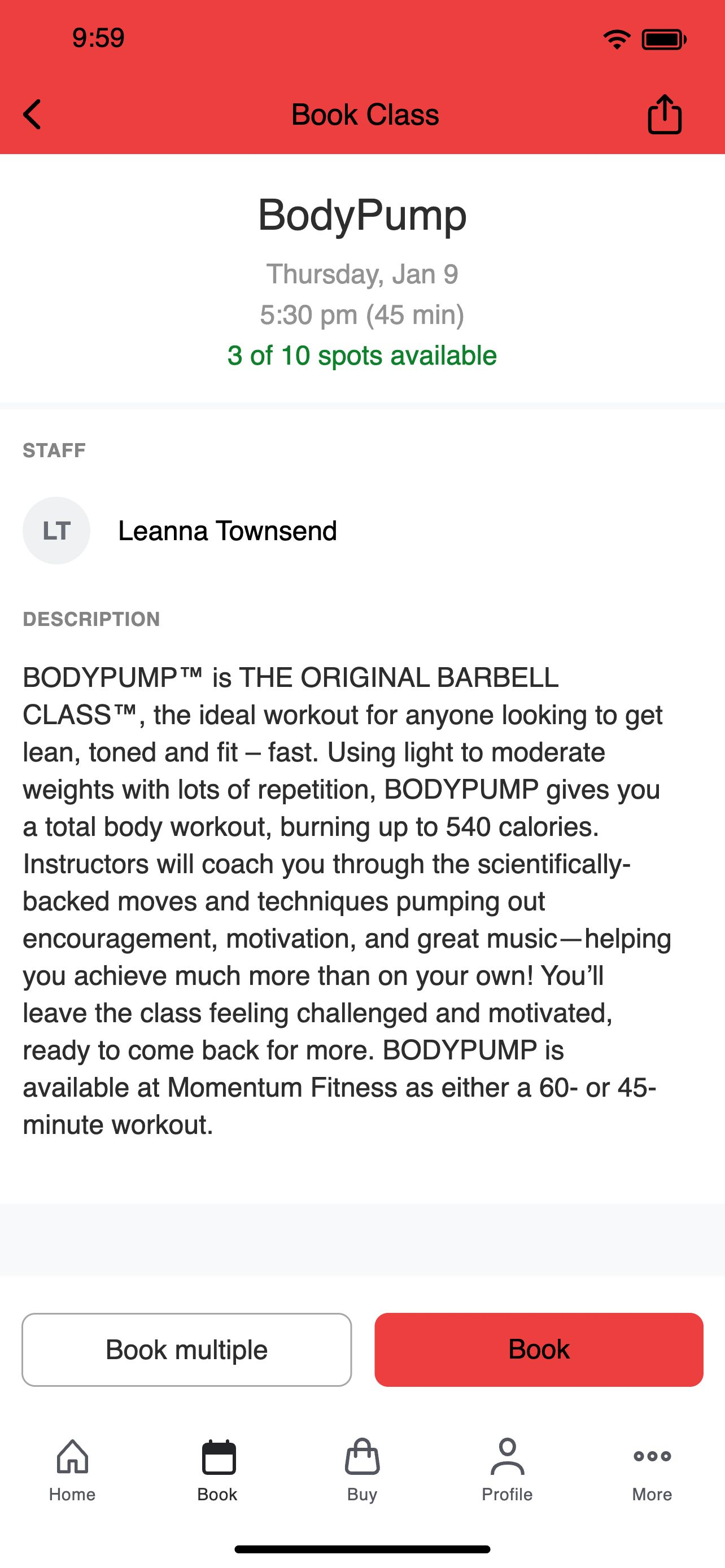 Momentum Fitness - Oviedo