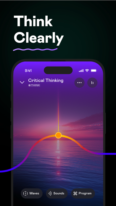 Rive:binaural beats brainwaves Screenshot