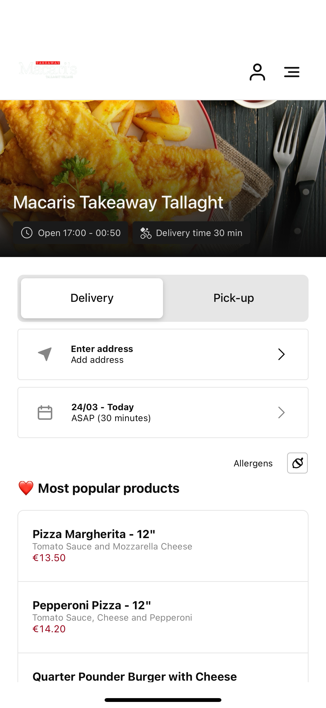 Macaris Takeaway Tallaght