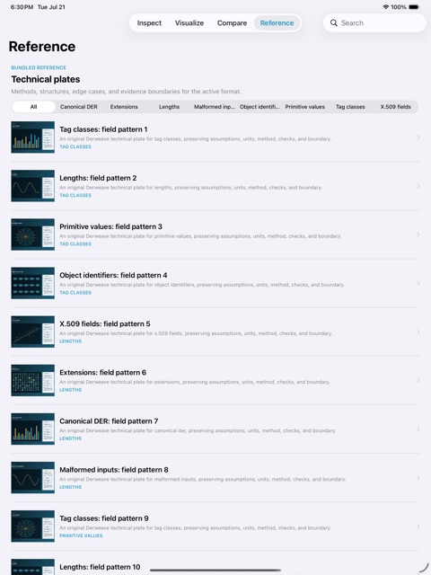 Derweave: ASN.1 Explorer screenshot 6