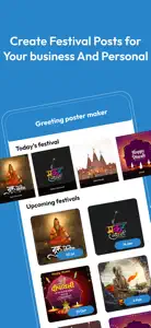 Festivo - Poster Maker screenshot #1 for iPhone