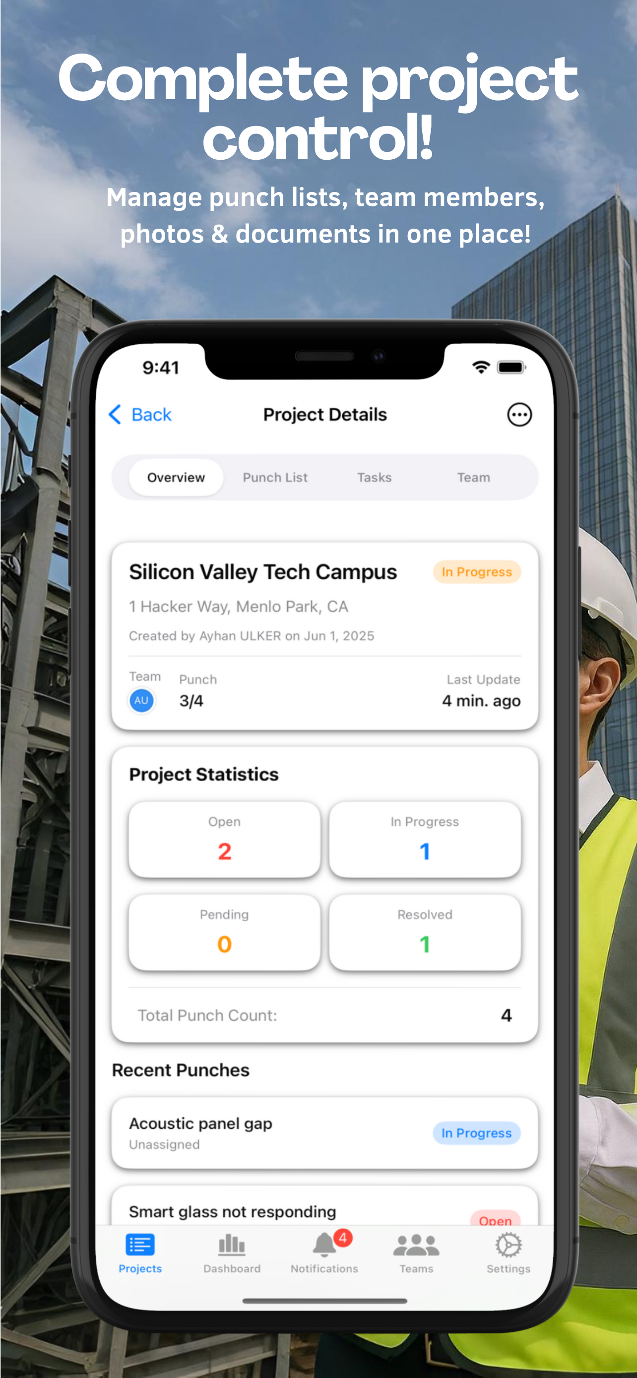 Punchly - Punch List App