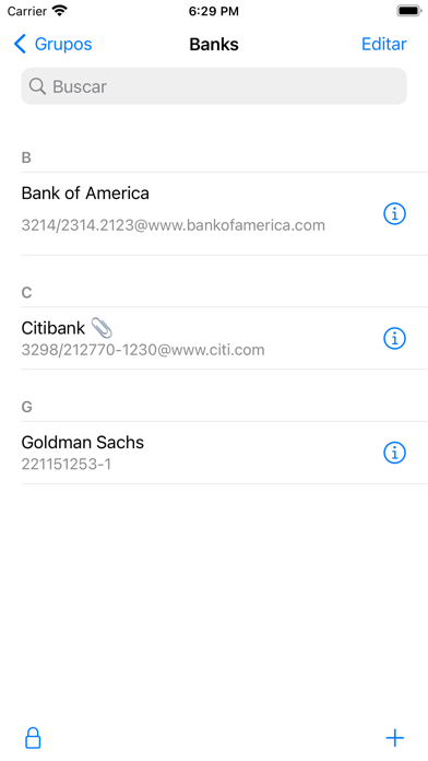 pwSafe 2 - Password Safe App Store preview screenshot 2