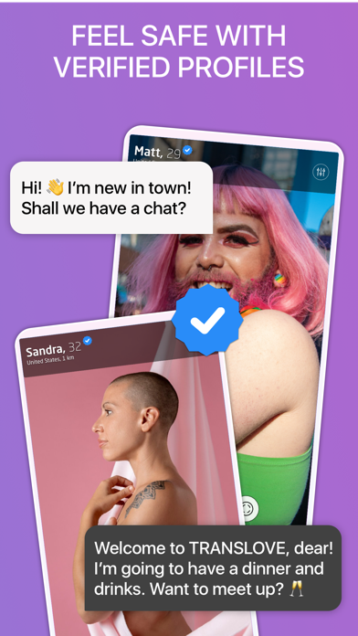 TRANSLOVE - Transgender Dating Screenshot