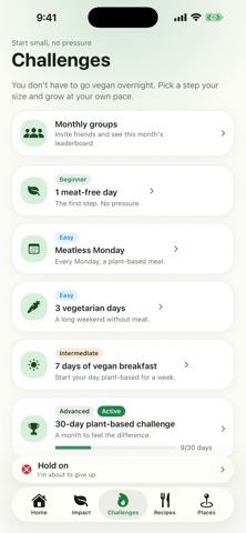 Go Green: Start Today iPhone screenshot