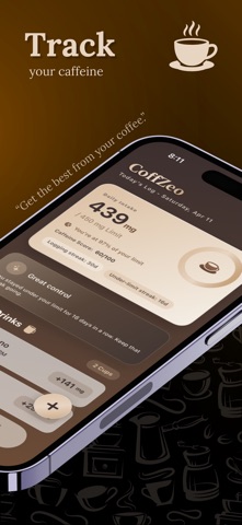 CoffZeo - Caffeine Tracker Screenshot 1 of 5