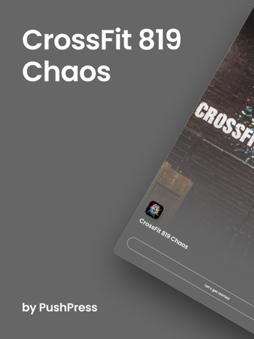 CrossFit 819 Chaos iPad screenshot
