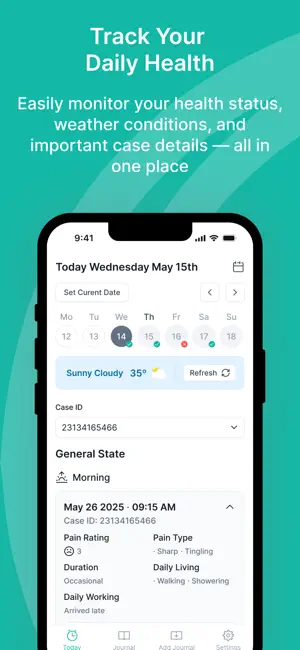 Pain Journal App screenshot 3