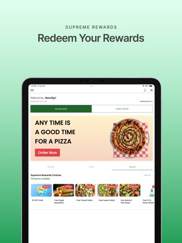 Supreme Rewards iPad screenshot