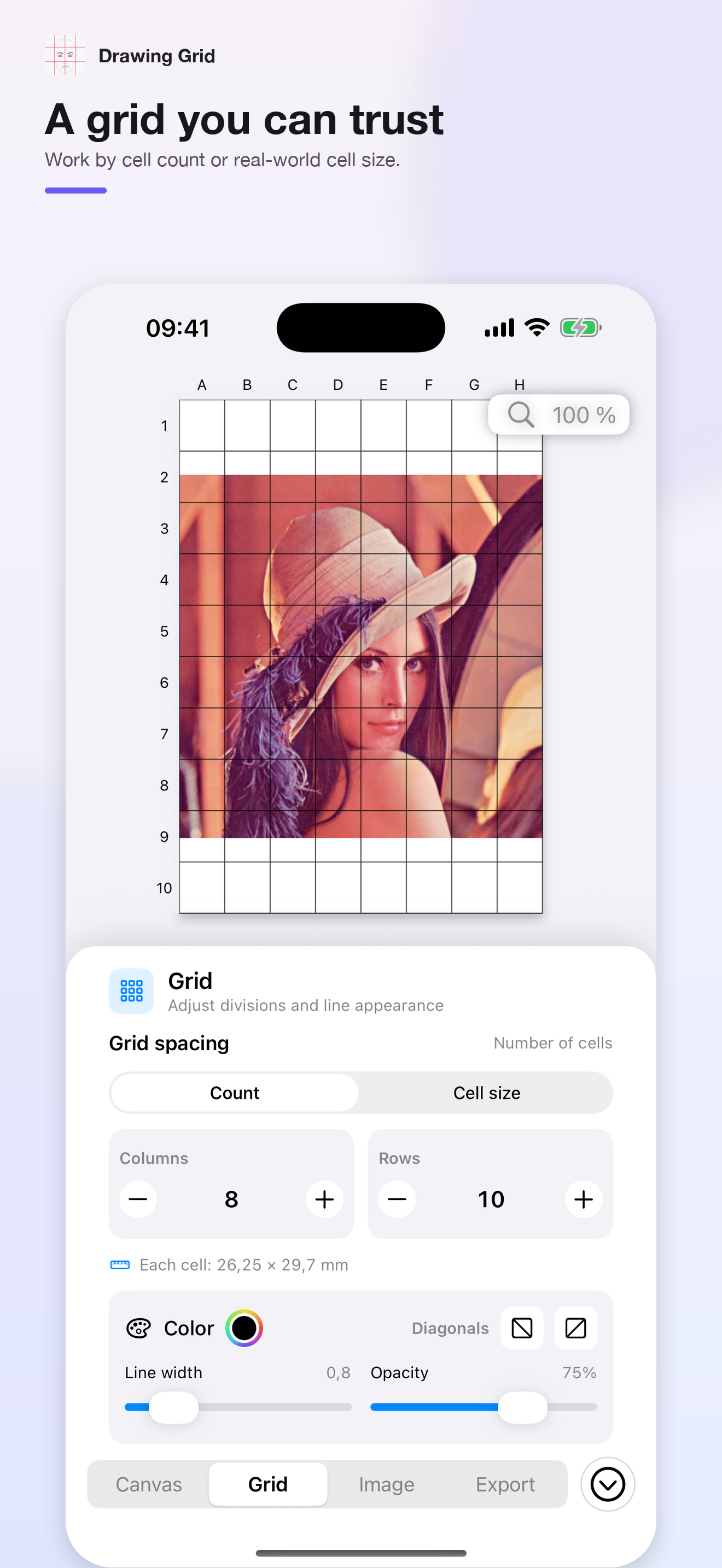 Drawing Grid screenshot 2