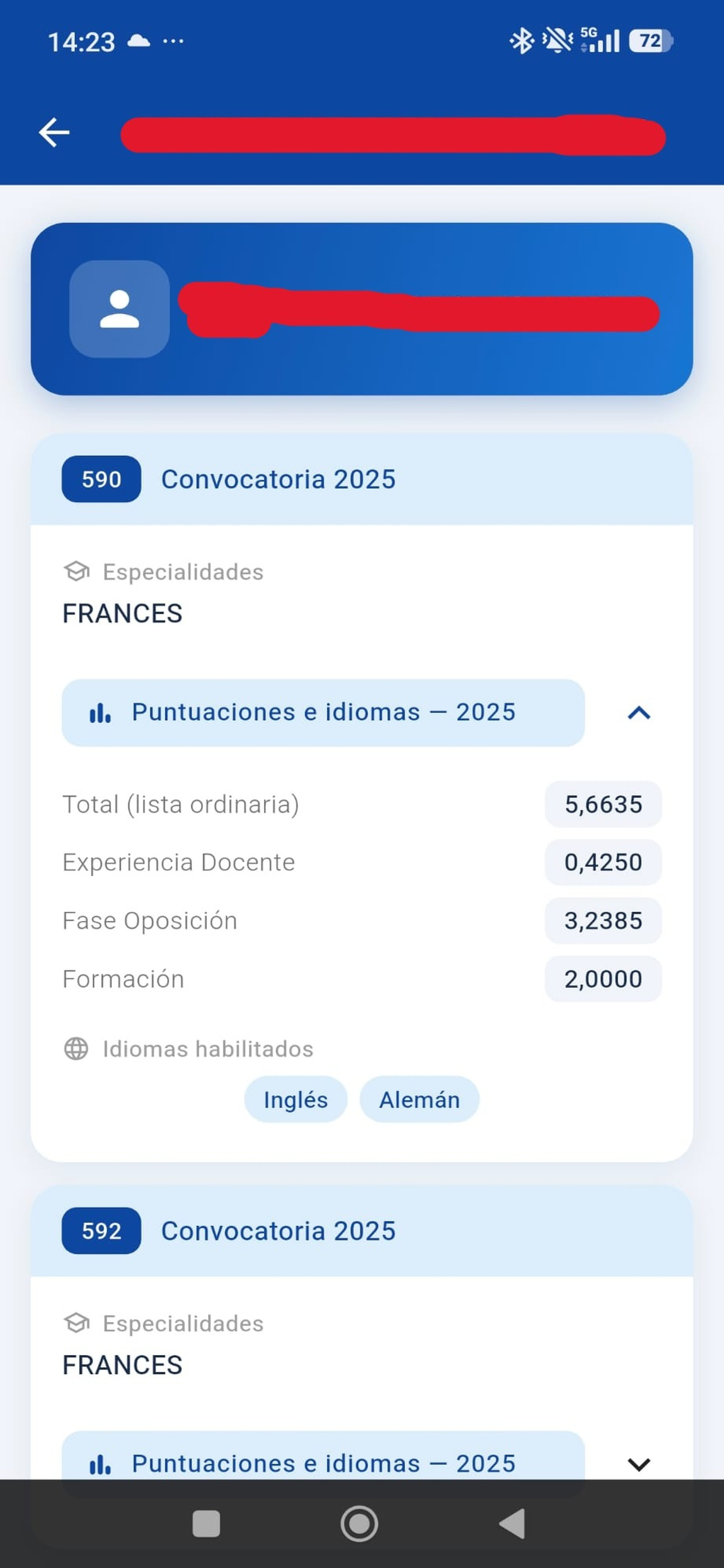 Bolsa Docente CLM