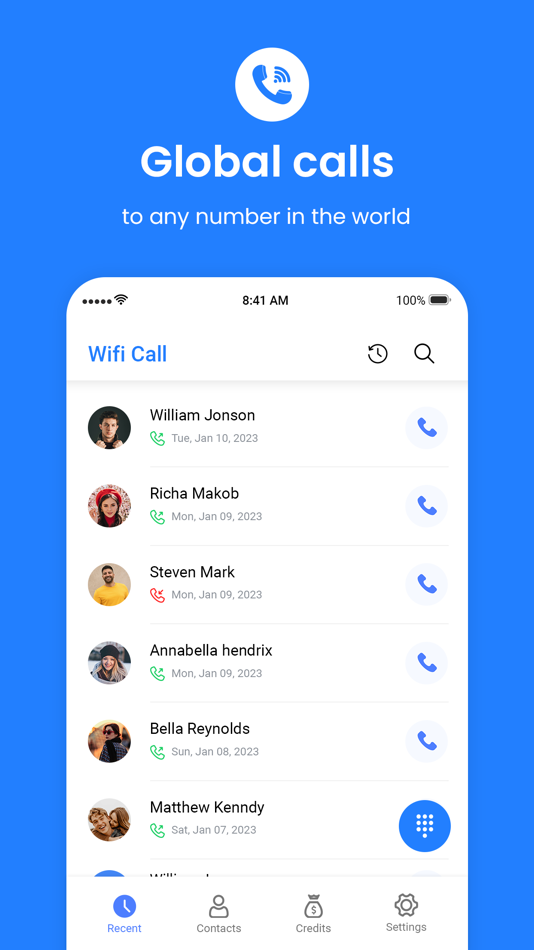 #1. Wifi - Phone Calls (iOS) 由: alkesh dudhat