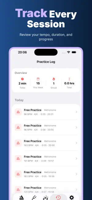 Cadenza: Metronome & Tuner screenshot 4